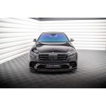 Σπόιλερ εμπρός προφυλακτήρα της Maxton Design για Mercedes-Benz S-Class AMG-Line (W223) Σπόιλερ εμπρός προφυλακτήρα της Maxton Design για Mercedes-Benz S-Class AMG-Line (W223)